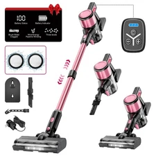 Cordless Lightweight Stick Vacuum Cleaner HEPA For Pet Hair Carpet Cleaning