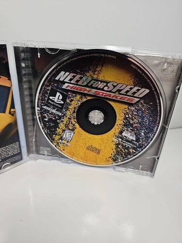PS1 Need for Speed High Stakes PlayStation 1 Etiqueta Negra Completa con Manual - Imagen 5 de 6