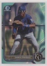 2022 Bowman Draft Chrome Aqua Lava Refractor 29/199 Daniel Vazquez #BDC-74 7m3