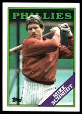 Mike Schmidt 1988 Topps #600 Phillies MLB READ FREE SHIPPING AutographDen