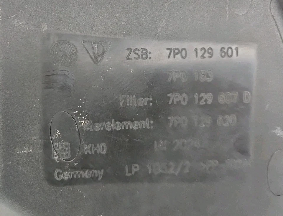 Porsche Cayenne Volkswagen Touareg 2011-2016 3,0 L diésel filtro de aire caja de carcasa Foto 2 de 4