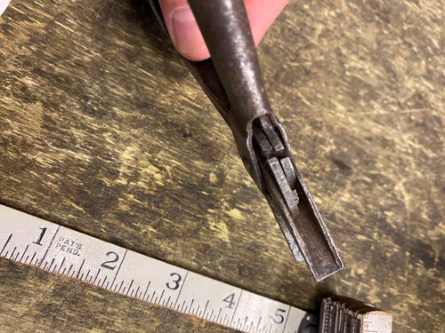 Pinza naso piatto vintage 1894 Lodi attrezzi antichi da collezione meccanico fabbro! - Foto 6 di 8
