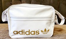 Vintage original Adidas sport bag. White. Handbag. Retro. Nice condition.