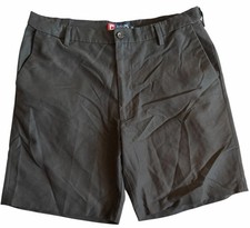 Chaps Black Dress Shorts Men’s Size 36 Flat Front Casual Golf 8.5” Inseam