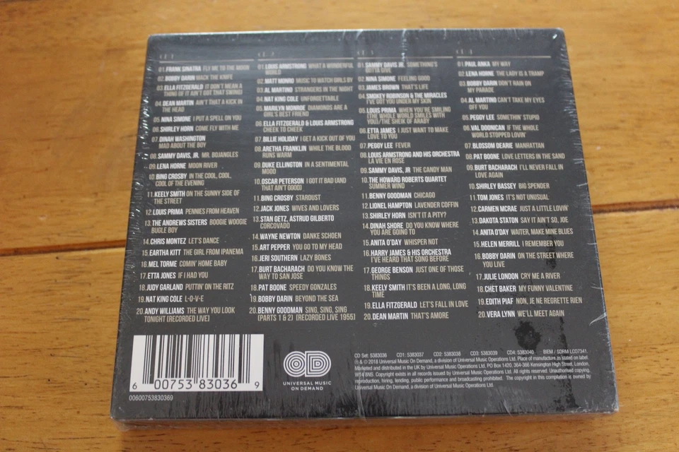 Kings And Queens Of Swing 4CD Box Set 80 Jazz Big Band Classics Sinatra Fitzgera Foto 2 de 2