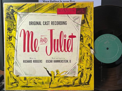 "ME and JULIET" Orig. Cast, RODGERS & HAMMERSTEIN LP NM/VG 1953