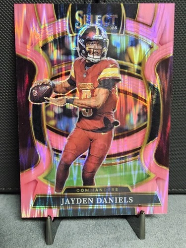 2025 Panini Select - Concourse Jayden Daniels #88 Pink Shock Prizm Commanders