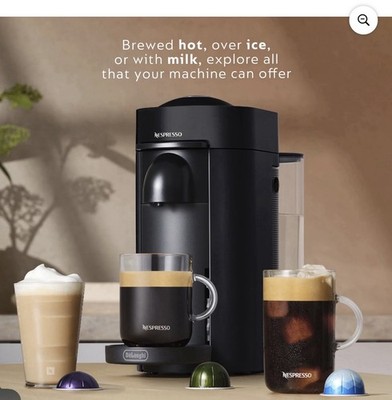 Nespresso Vertuo Plus Coffee and Espresso Machine De'Longhi + Aeroccino3 Frother