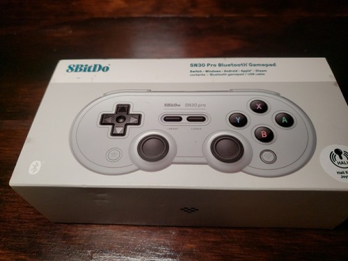8BitDo SN30 Pro Bluetooth GamePad - Hall edition/ Gray, Apple - Picture 4 of 4
