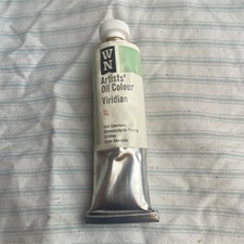 Winsor  Newton Artists' Oil Colour Viridian Series 3 SL 37ml Tube vintage