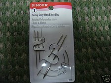 Singer Upholstery Repair Hand Needles, Canvas, Leather