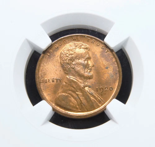 1920-D Lincoln Wheat Cent  MS63 RB