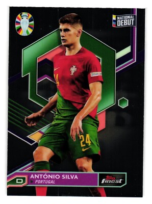 Topps Finest Road to UEFA Euro 2024 Portugal Antonio Silva