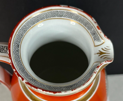 Antique Ashworth Greek Iliad Pitcher 1800s G.L. Ashworth & Bros Jug Neoclassical - Picture 7 of 13