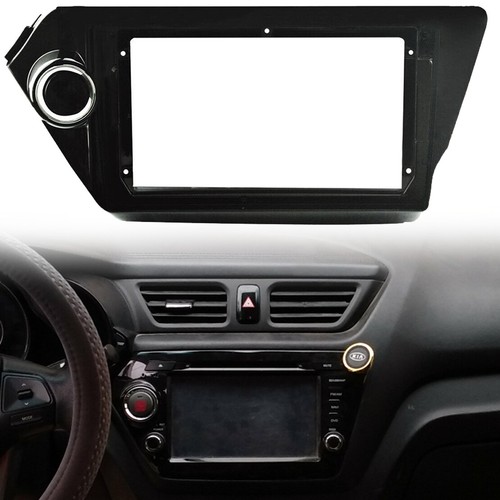 Fit For KIA Rio3 K2 2012-16 Car Stereo Radio Fascia Panel Trim Double Din Frame - Foto 1 di 5