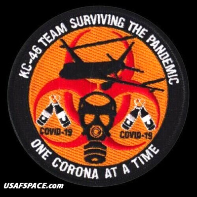 USAF 418th FLIGHT TEST SQ. KC-46 TEAM- SURVIVING THE PANDEMIC-ORIGINAL VEL PATCH
