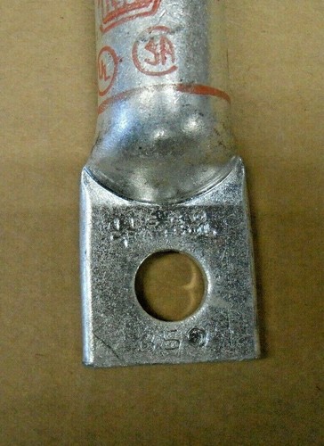 1 NEW ILSCO CRA350L COMPRESSION CRIMP LUG 1/2" BOLT 350MCM RED DIE 13 - Picture 2 of 4