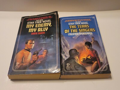 Lot of 2 Star Trek: #18 My Enemy, My Ally. #19 The Tears of the Singers
