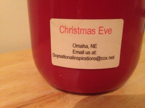 Soysational Inspirations Candle Christmas Eve Scent - Picture 4 of 10