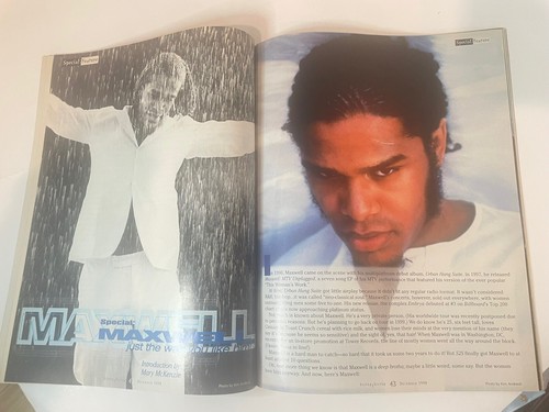 Vintage Sister 2 Sister Magazine December 1998 Maxwell D.L Hughley Black Women - Picture 2 of 2
