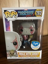 Funko POP! #262 - GOTG Vol 2 - Drax w/ Groot - FYE Exclusive + Pop Protector