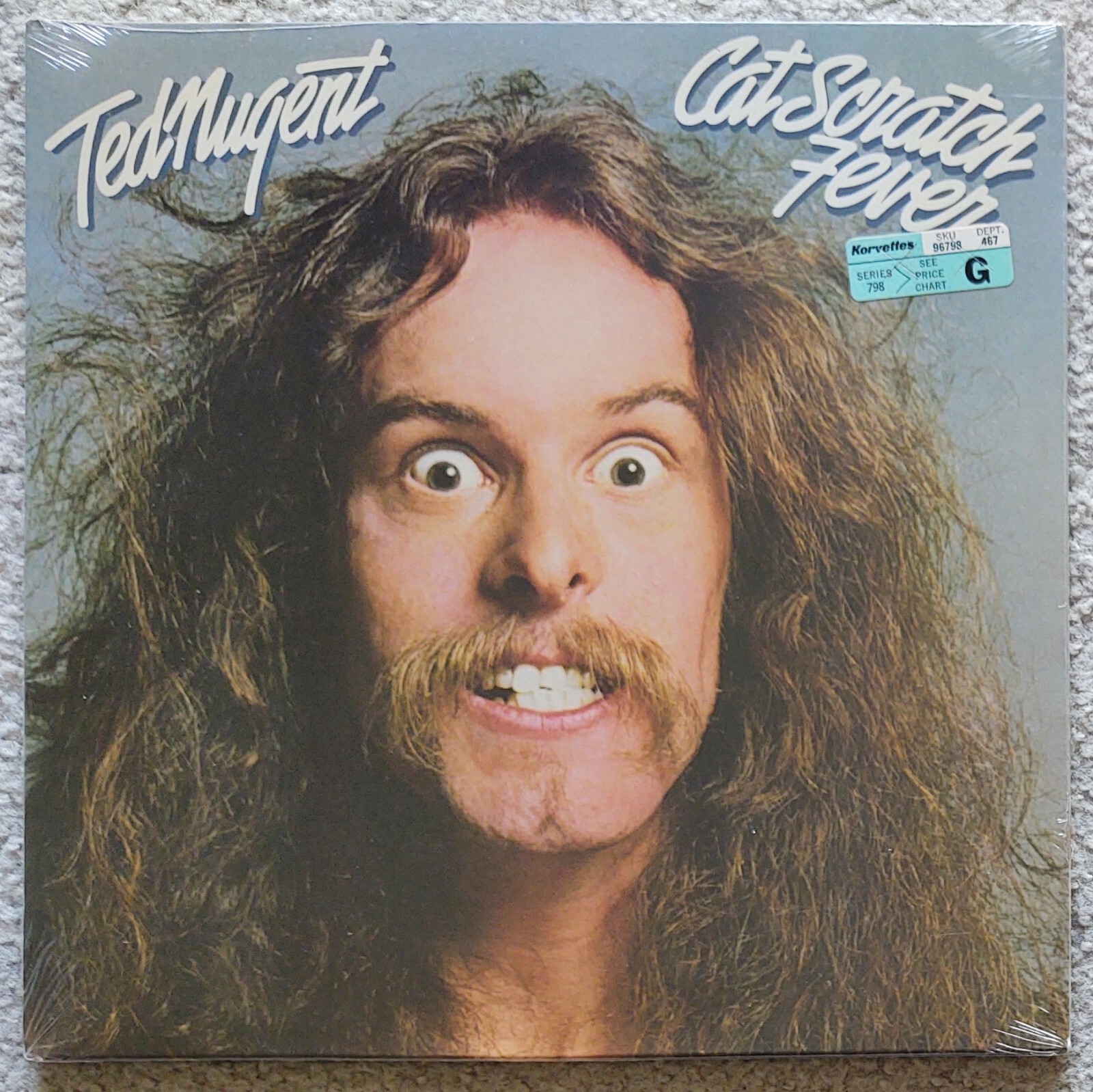 TED NUGENT CAT SCRATCH FEVER VINYL LP SEALED 1st PRESS 1977 ORIG JE