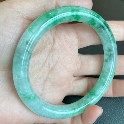 51 mm grün rund grün Jade Armreif Armband - JH4 - Bild 5 von 12