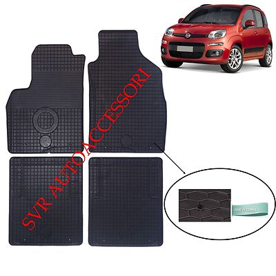 SERIE 4 TAPPETI - TAPPETINI IN MOQUETTE NERI PER FORD B-MAX