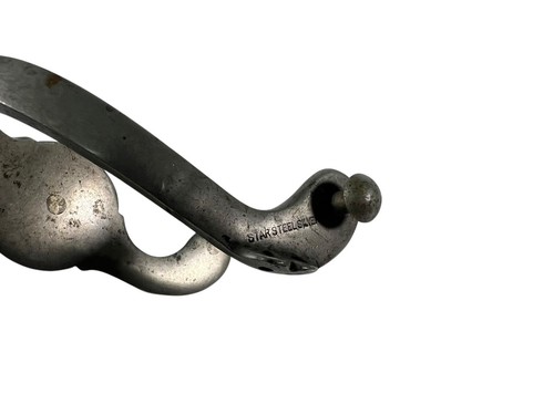 RARE Buermann Star Steel Silver Indian Head Spur, Antique Left Boot Only - Picture 4 of 16