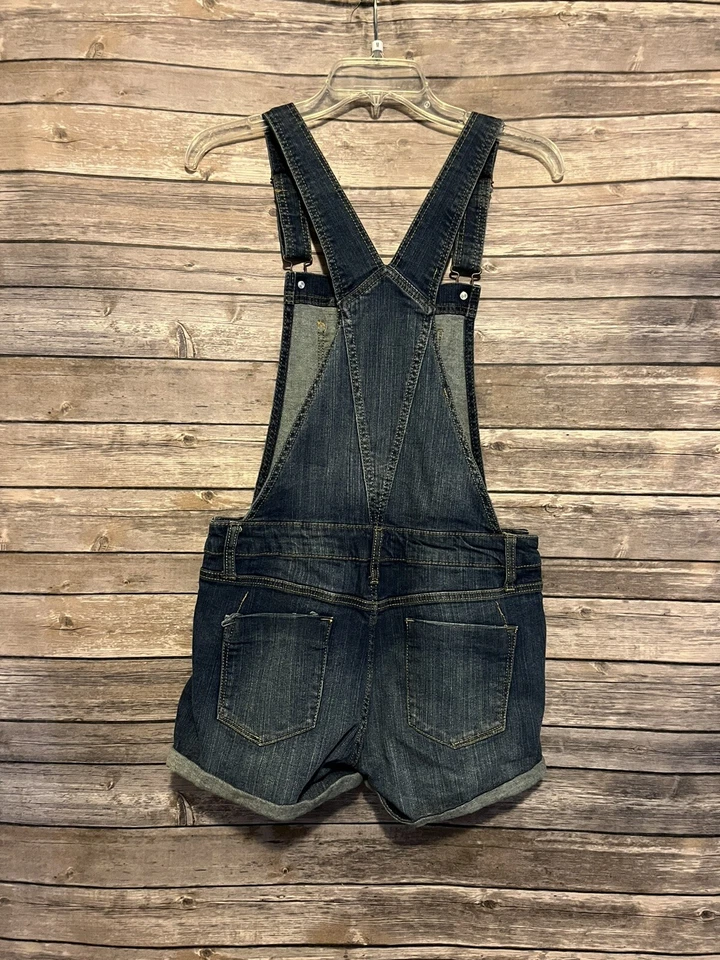 Pantalones Cortos de Jean con Puños MOSSIMO Mono Denim Talla XS Pantalones Cortos Súper Elásticos Foto 2 de 4