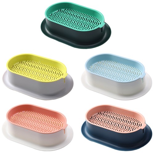 Cat Grass Box Hydroponic Creative Sprouter for Garden Office (CWhite + Blue) - Zdjęcie 2 z 8