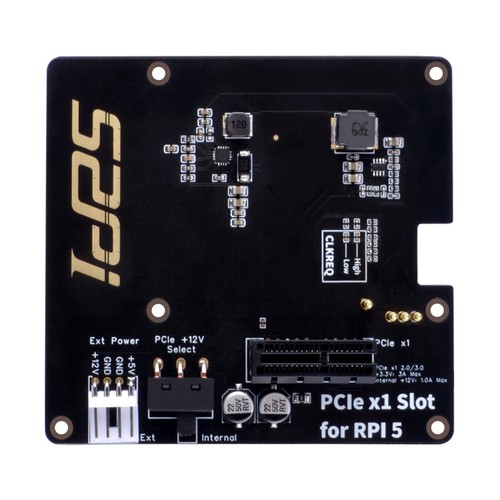 Carte adaptateur d'extension d'emplacement P02 PCIe pour Raspberry Pi 5 convertir en PCIe x1 - Photo 1 sur 11