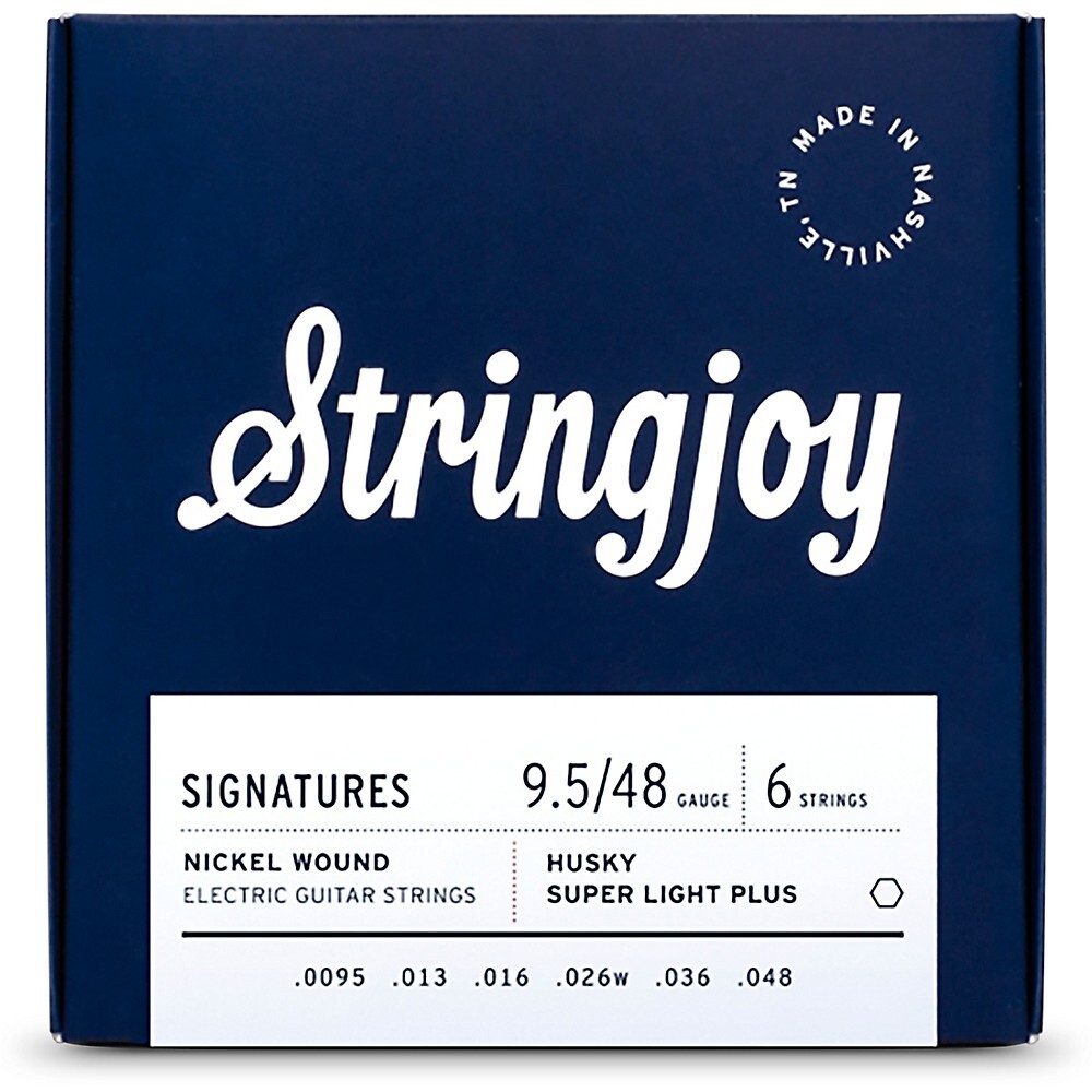 Stringjoy Signatures - 6-струнные электрогитарные струны с никелевой обмоткой 9.5 - 48