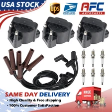 3xDR39 Ignition Coil+Wires +Iridium Spark Plug For 96-08 Buick Lucerne 3.8L DR39