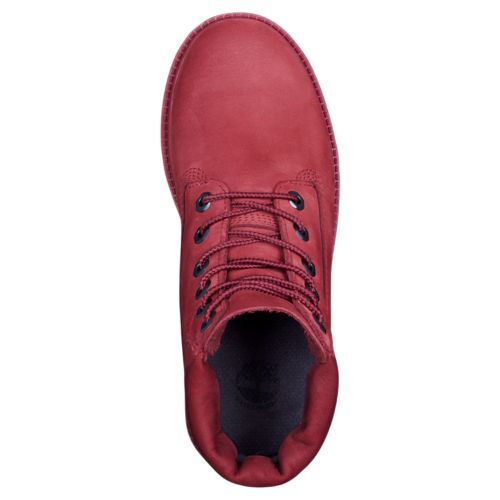 Timberland 6 inch Premium Boots Dark Red Gold Nubuck GS Kids Youth TB0A42RRF41 - Bild 2 von 5