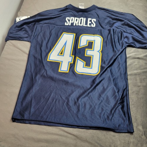 NFL Team Apparel Darren Sproles #43 San Diego Chargers Jersey Navy Blue... - Picture 6 of 7