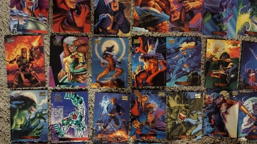 Marvel Masterpieces 1994 assorted trading cards, Captain America and Spiderman - Picture 7 of 10
