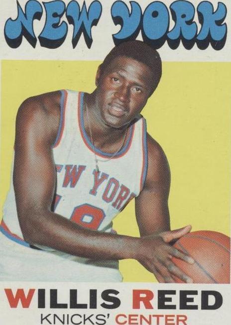willis reed auto nba カード 1971 Topps Basketball #30 Willis Reed New York Knicks HOF