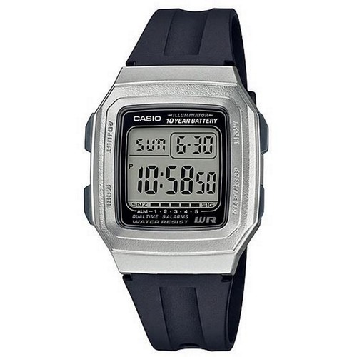 Orologio Casio Digitale Uomo F-201WAM-7 Retroilluminato Batteria Durata 10 Anni - Foto 1 di 5