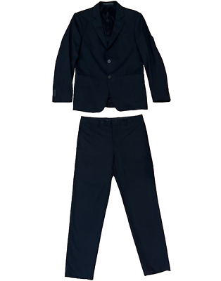 GIVENCHY 黒 スラックス Givenchy Paris Mens Black Suit Tuxedo Wool 2 Piece Jacket Pants
