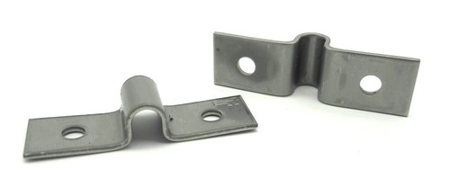 Doppelstabmattenzaun Pfosten Befestigung Spanndraht Maschendraht Zaun 6mm, 50x  - Bild 1 von 7