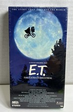 E.T. The Extra-Terrestrial MCA Home Video 1988 VHS Factory Sealed Green Door