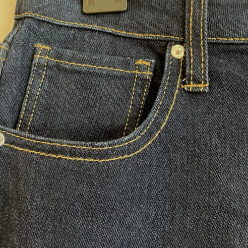Neu mit Etikett Juicy Couture Damenjeans 9 29 Lunita weites Bein dunkle Waschung hoher Bund entspannt - Bild 4 von 17