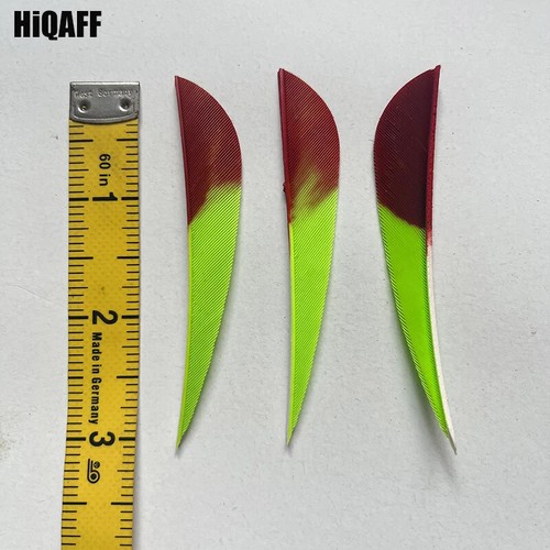 200Pcs 3Inch Color Gradation Parabolic Archery Arrow Feathers Fletchings RW LW - Picture 16 of 17