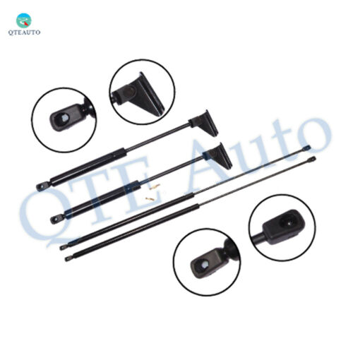 Set of 4 Front Hood-Rear Liftgate Lift Support For 1991-1999 Mitsubishi 3000GT - Picture 2 of 5