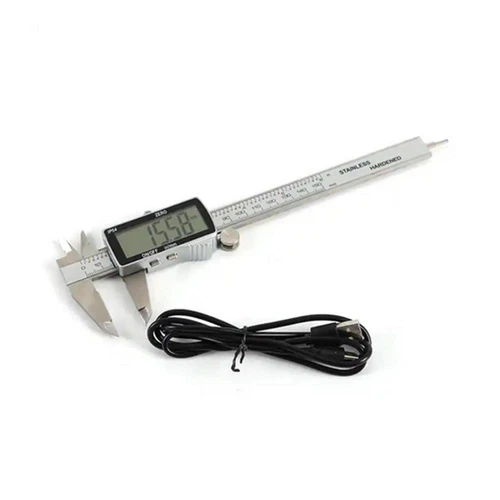 Rechargeable 150mm Micrometer Gauge LCD Stainless steel Digital Vernier Caliper