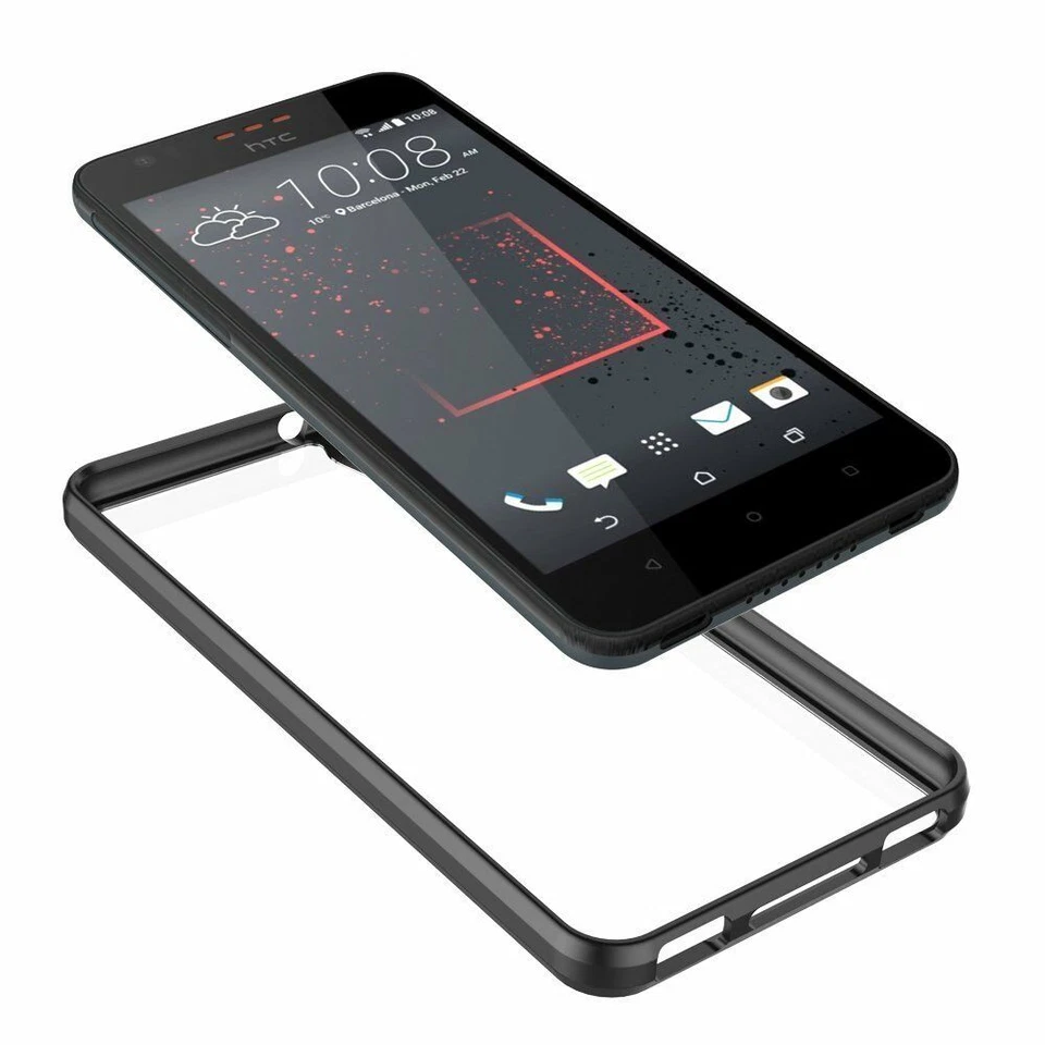 HTC WISH 825 Exact PRISM TPU Grip Bumper Funda protectora a prueba de golpes Foto 4 de 4