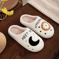Slippers for women Cute and comfy 'Meet me at Midnight' Christmas gifts Indoor