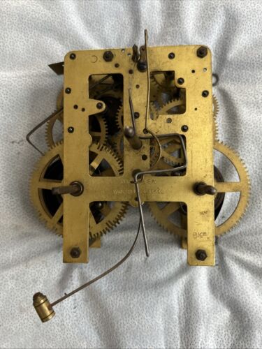 Antique Clock Movement By Waterbury Clock Co.For Parts/repair