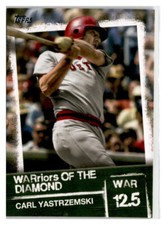 2020 Topps #WOD-17 Carl Yastrzemski WARriors of the Diamond Black